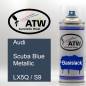 Preview: Audi, Scuba Blue Metallic, LX5Q / S9: 400ml Sprühdose, von ATW Autoteile West.